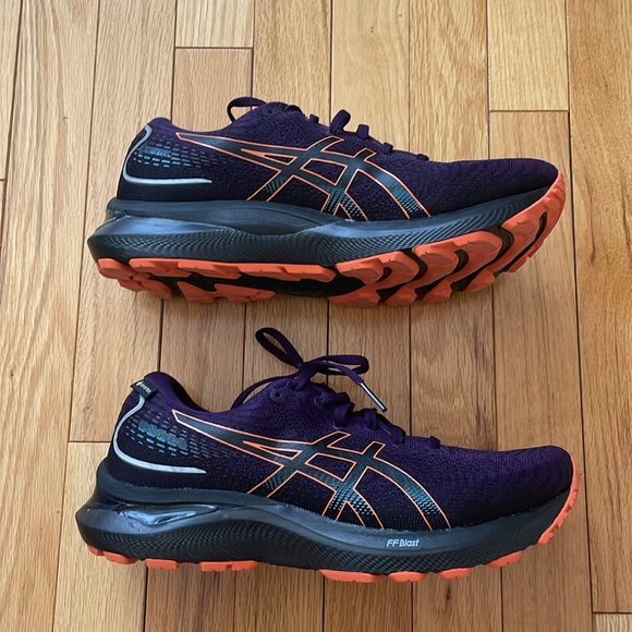 ASICS Gel-Cumulus 24 GTX in Nightshade/Nova Orange - Picture 1 of 5